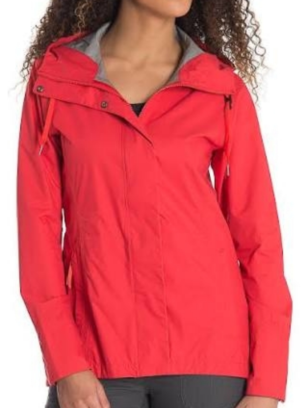 MEC Sideswept Rain Jacket in Hibiscus Size Medium